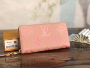 Louis Vuitton Zippy Wallet Monogram Empreinte Leather in Rose - Small Leather Goods M80403
