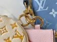 Louis Vuitton Trio Pouch Monogram Empreinte Leather in Rose - Small Leather Goods M80407