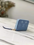 Louis Vuitton Zippy Coin Purse Monogram Empreinte Leather in Blue - Small Leather Goods M80408