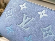 Louis Vuitton Zippy Coin Purse Monogram Empreinte Leather in Blue - Small Leather Goods M80408