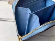 Louis Vuitton Zippy Coin Purse Monogram Empreinte Leather in Blue - Small Leather Goods M80408