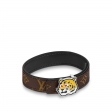 Louis Vuitton LV Tiger 14MM Reversible Bracelet Monogram in Brown - Men - Accessories M8042E