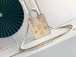 Louis Vuitton Petit Sac Plat Monogram Empreinte Leather in Beige - Small Leather Goods M80449
