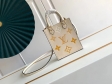 Louis Vuitton Petit Sac Plat Monogram Empreinte Leather in Beige - Small Leather Goods M80449