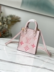 Louis Vuitton Petit Sac Plat Monogram Empreinte Leather in Pink - Small Leather Goods M80449PI