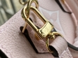 Louis Vuitton Petit Sac Plat Monogram Empreinte Leather in Pink - Small Leather Goods M80449PI