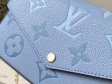 Louis Vuitton Felicie Pochette Monogram Empreinte Leather in Blue - Small Leather Goods M80498BL
