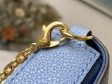 Louis Vuitton Felicie Pochette Monogram Empreinte Leather in Blue - Small Leather Goods M80498BL
