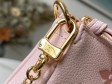 Louis Vuitton Mini Pochette Accessoires Monogram Empreinte Leather in Rose - M80501