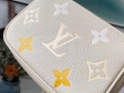 Louis Vuitton Mini Pochette Accessoires Monogram Empreinte Leather in Beige - M80501BE