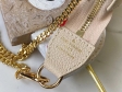 Louis Vuitton Mini Pochette Accessoires Monogram Empreinte Leather in Beige - M80501BE