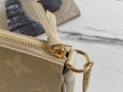 Louis Vuitton Mini Pochette Accessoires Monogram Empreinte Leather in Beige - M80501BE
