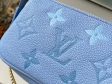Louis Vuitton Mini Pochette Accessoires Monogram Empreinte Leather in Blue - M80501BL