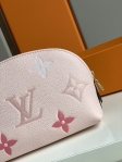 Louis Vuitton Cosmetic Pouch Monogram Empreinte Leather in Rose - Travel M80502