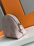 Louis Vuitton Cosmetic Pouch Monogram Empreinte Leather in Rose - Travel M80502