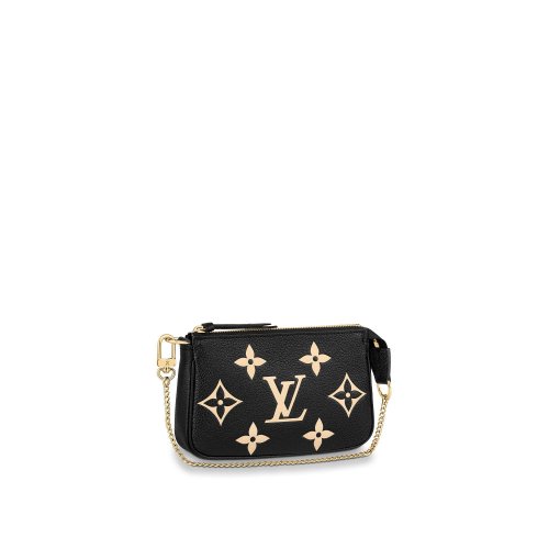 Louis Vuitton Mini Pochette Accessoires Bicolor Monogram Empreinte Leather - Women - Small Leather Goods M80732 Bicolor Monogram Empreinte Leather