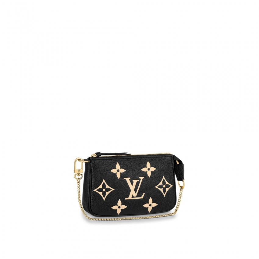 Louis Vuitton Mini Pochette Accessoires Bicolor Monogram Empreinte Leather - Women - Small Leather Goods M80732 Bicolor Monogram Empreinte Leather