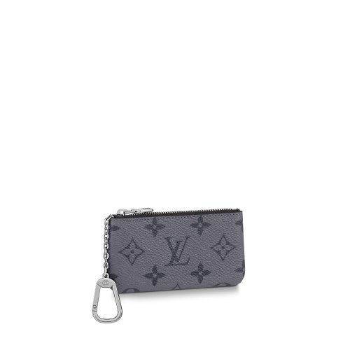 Louis Vuitton Key Pouch Monogram Eclipse Canvas - Men - Small Leather Goods M80905