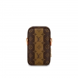 Louis Vuitton Flap Double Phone Pouch Monogram Other in Brown - Men - Bags M81005