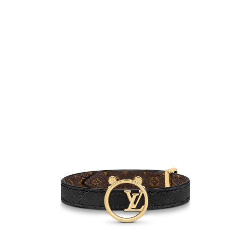 Louis Vuitton LV Eclipse Leather Bracelet Other Leathers - Women - Accessories M8103E Black