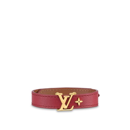 Louis Vuitton LV Iconic Leather Bracelet Other Leathers - Women - Accessories M8106F Red Louis Vuitton LV Iconic Leather Bracelet Other Leathers - Women - Accessories M8106F Red