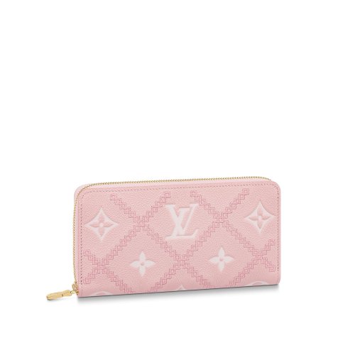 Louis Vuitton Zippy Wallet Monogram Empreinte Leather in Beige - Women - Small Leather Goods M81138