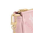 Louis Vuitton Mini Pochette Accessoires Monogram Empreinte Leather in Pink - Women - Small Leather Goods M81140