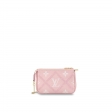 Louis Vuitton Mini Pochette Accessoires Monogram Empreinte Leather in Pink - Women - Small Leather Goods M81140