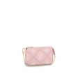 Louis Vuitton Mini Pochette Accessoires Monogram Empreinte Leather in Pink - Women - Small Leather Goods M81140