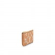 Louis Vuitton Key Pouch Monogram Empreinte Leather in Beige - Women - Small Leather Goods M81165