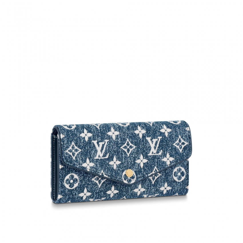 Louis Vuitton Sarah Wallet Autres Toiles Monogram in Blue - Women - Small Leather Goods M81183