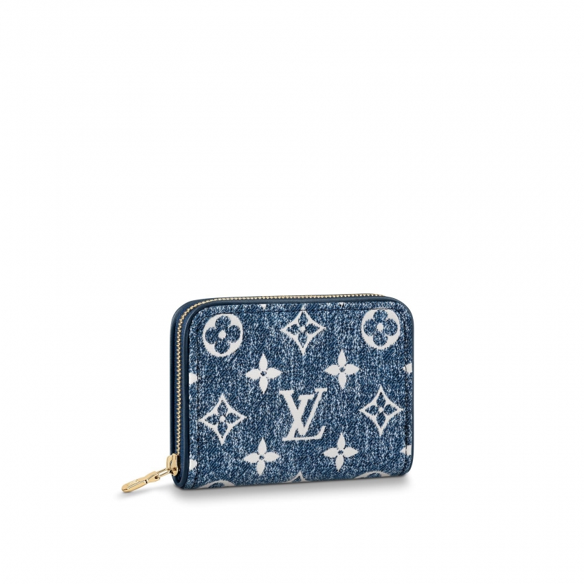 Louis Vuitton Zippy Coin Purse Autres Toiles Monogram in Blue - Women - Small Leather Goods M81185