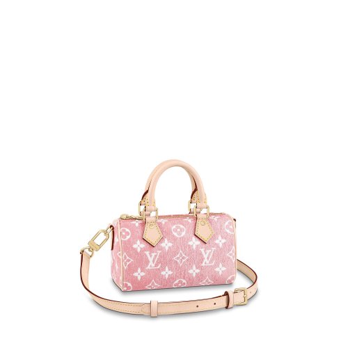 Louis Vuitton Nano Speedy Autres Toiles Monogram in Pink - Women - Small Leather Goods M81213