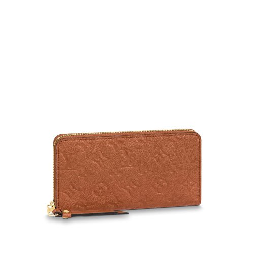 Louis Vuitton Zippy Wallet Monogram Empreinte Leather - Women - Small Leather Goods M81532 Cognac