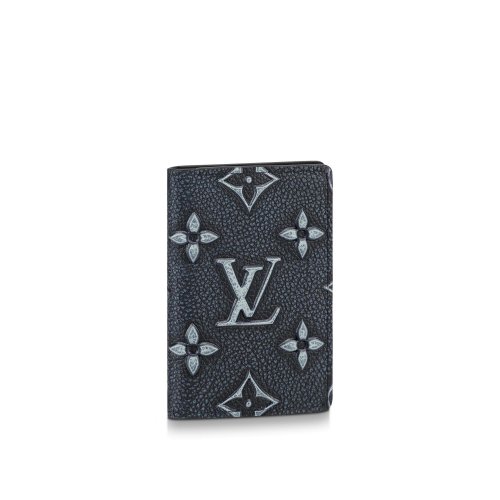 Louis Vuitton Pocket Organizer Other Leathers - Men - Small Leather Goods M81772 LV FADED CHARCOAL