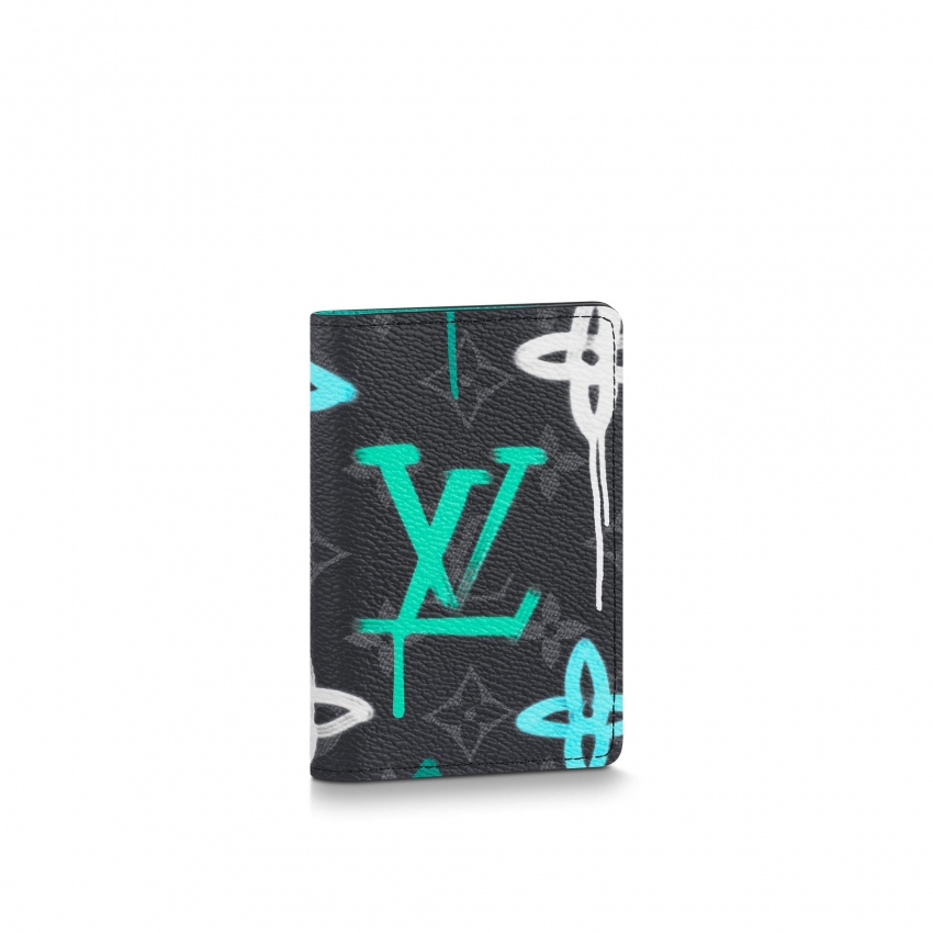 Louis Vuitton Pocket Organizer Monogram Other - Men - Small Leather Goods M81798 GREEN LIGHTS