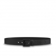 Louis Vuitton Dark Infinity Leather Voyager 35MM Belt MP046S