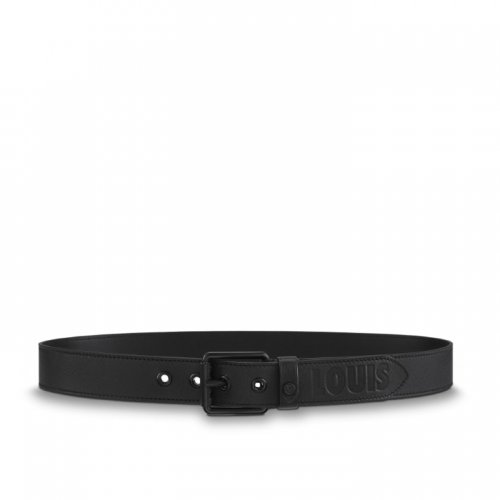 Louis Vuitton Dark Infinity Leather Voyager 35MM Belt MP046S Louis Vuitton Dark Infinity Leather Voyager 35MM Belt MP046S