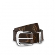 Louis Vuitton Monogram Glaze Ouest 30MM Belt MP056Q Brown