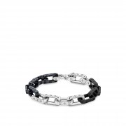 Louis Vuitton Damier Chain Bracelet in Grey - Men Accessories MP3190