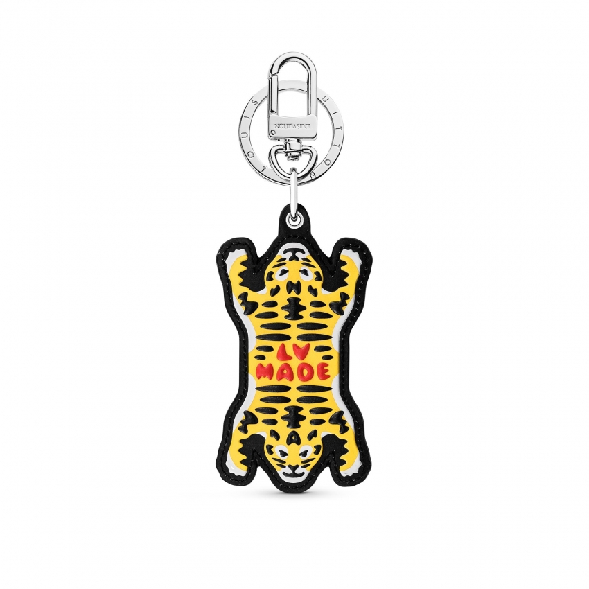 Louis Vuitton LV Made Tiger Bag Charm And Key Holder in Yellow - Men - Accessories MP3221