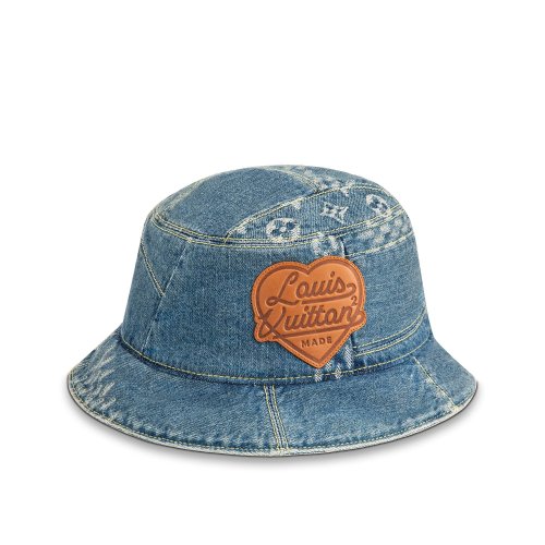 Louis Vuitton LV Made Bucket Hat in Blue - Men - Accessories MP3242
