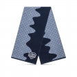 Louis Vuitton Monogram Drip Scarf in Blue - Men - Accessories MP3255