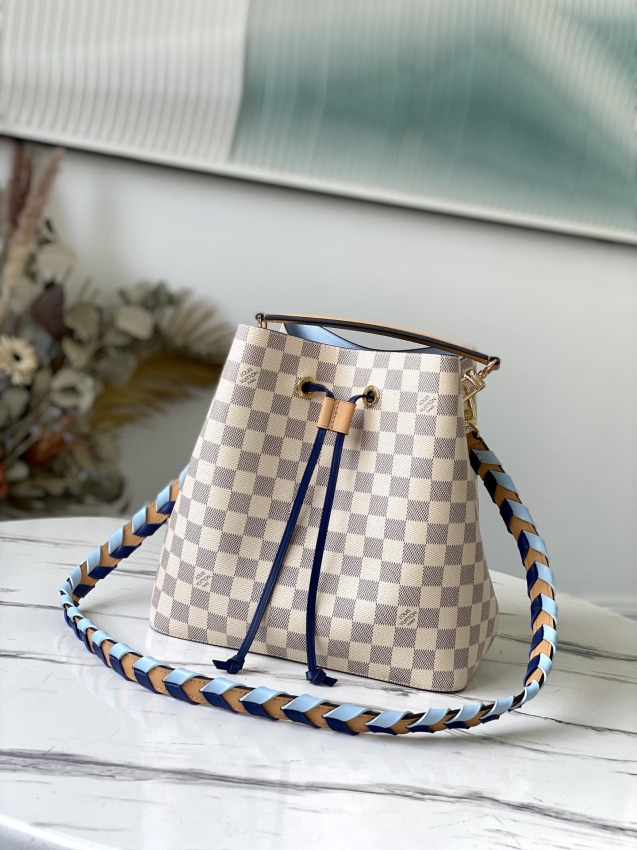 Louis Vuitton NeoNoe MM Damier Azur Canvas in Blue - Handbags N50042