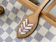 Louis Vuitton Neverfull MM Damier Azur Canvas in Rose - Handbags N50047