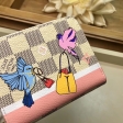 Louis Vuitton Damier Azur Canvas Flying Birds Zippy Coin Purse N60138