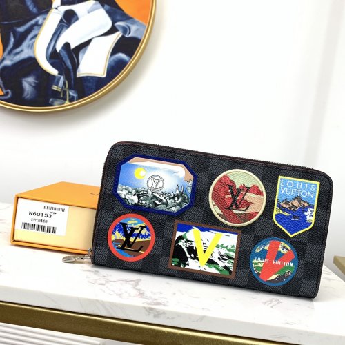 Louis Vuitton Damier Graphite Canvas Alpes Story Zippy Organizer N60153