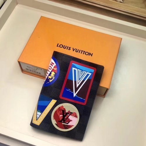 Louis Vuitton Damier Graphite Canvas Alpes Story Passport Cover N60154