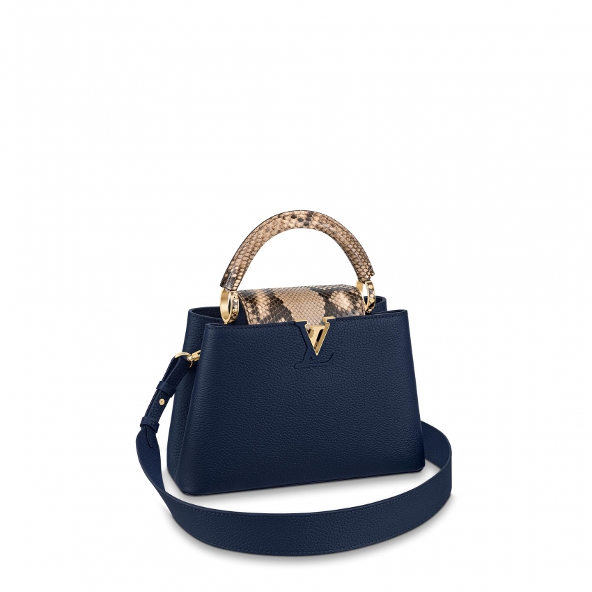 Louis Vuitton Capucines BB Capucines in Blue - Women - Handbags N80071