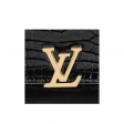 Louis Vuitton Capucines Compact Wallet Crocodilien Brillant in Black - Women - Small Leather Goods N93059